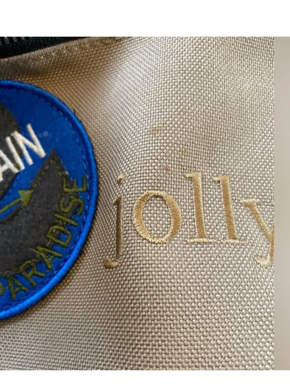 Invicta Jolly Heritage Patch Backpack In Sand NWOT